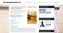 Desktop Screenshot of dunstabzugshaubetest.net