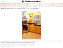 Tablet Screenshot of dunstabzugshaubetest.net
